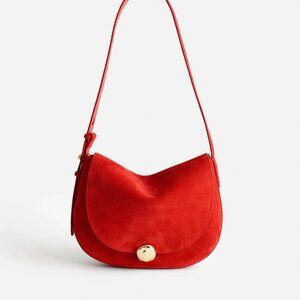 EUC Madewell The Dakota Saddle Bag in Bandana Red